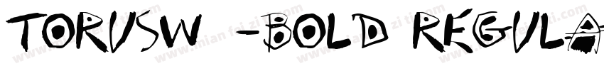 TorusW01-Bold Regula字体转换